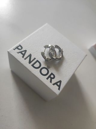 Pendientes en plata pandora