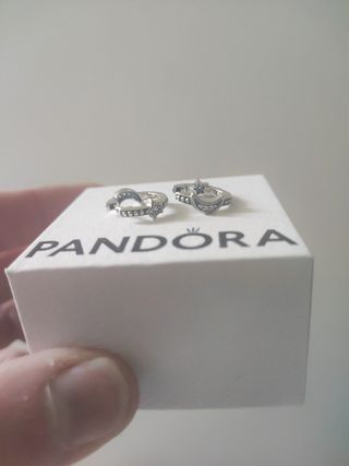 Pendientes en plata pandora