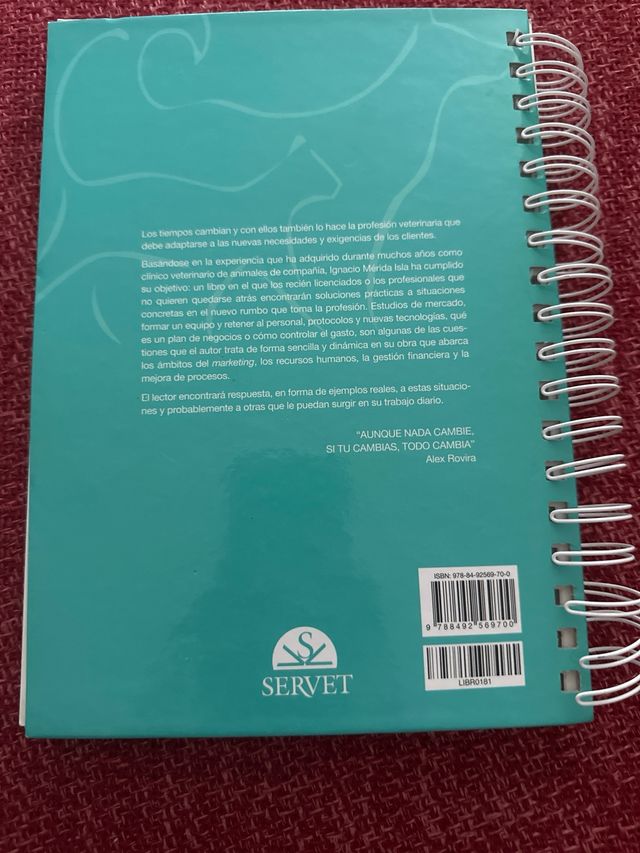 Libros de gestión de centros clínicos veterinarios