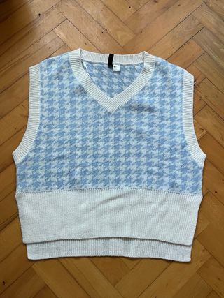 jersey azul y blanco h&m