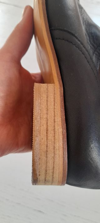 Botas,botines, n°40, mujer, piel de glo.