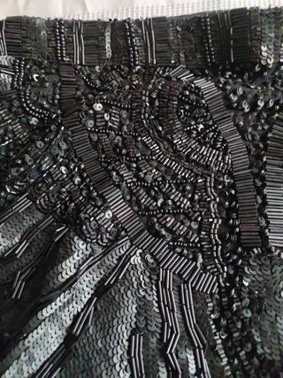 Minifalda lentejuelas negra