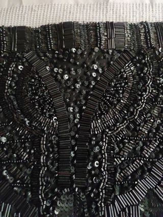 Minifalda lentejuelas negra