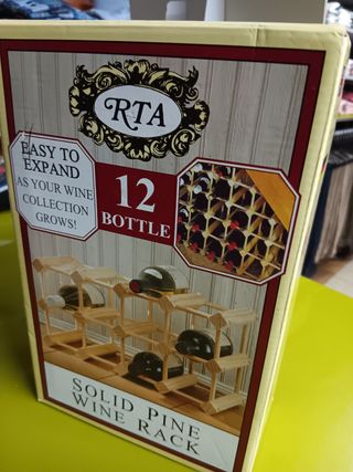 BOTELLERO MADERA PARA 12 DESMONTABLE"A ESTRENAR"