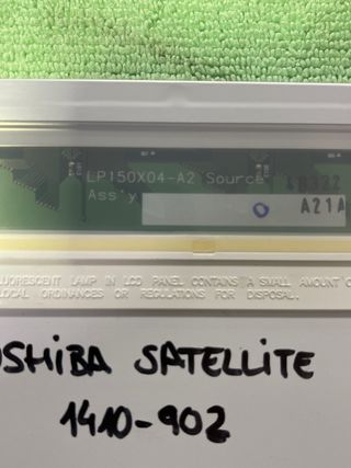 Pantalla 15” Toshiba Satellite 
