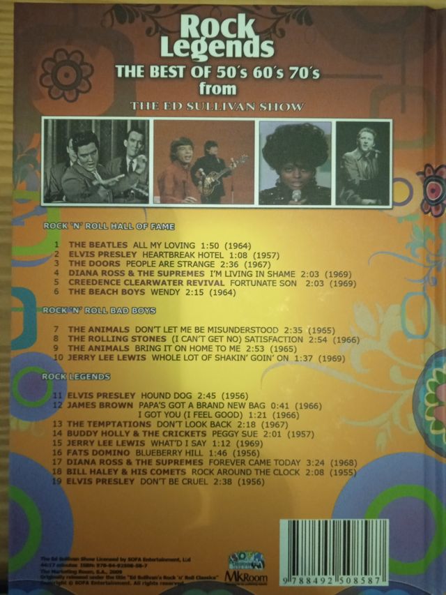 Rock Legends. Ed Sullivan show.