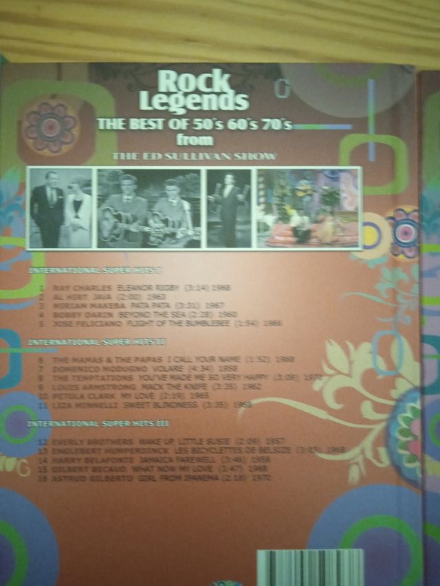 Rock Legends. Ed Sullivan show.