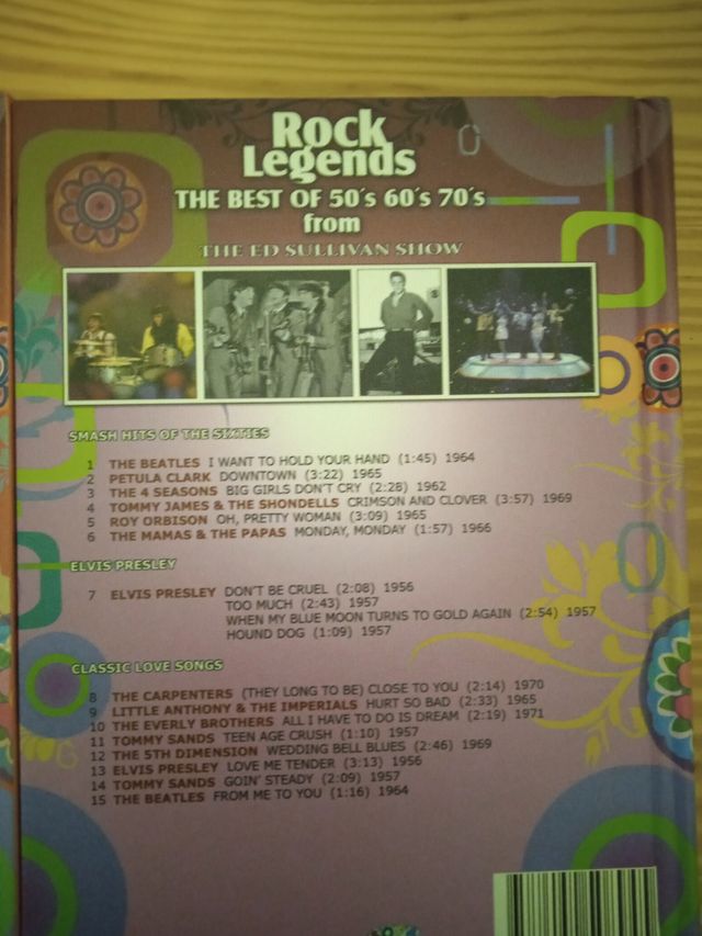 Rock Legends. Ed Sullivan show.