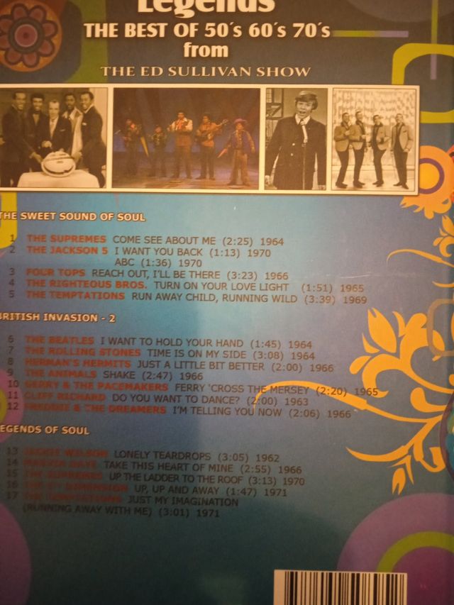 Rock Legends. Ed Sullivan show.