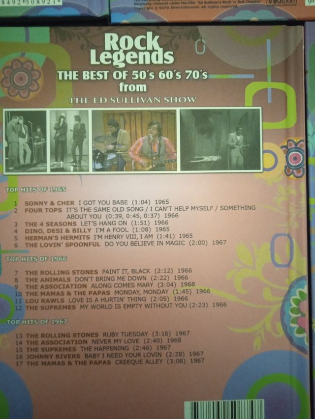Rock Legends. Ed Sullivan show.