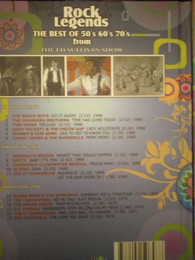 Rock Legends. Ed Sullivan show.