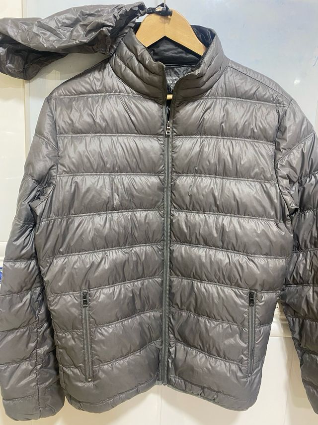 Cazadora plumas fina de hombre