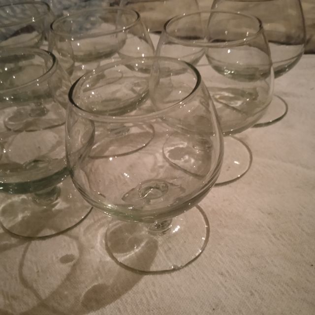 11 Copas de licor años 70