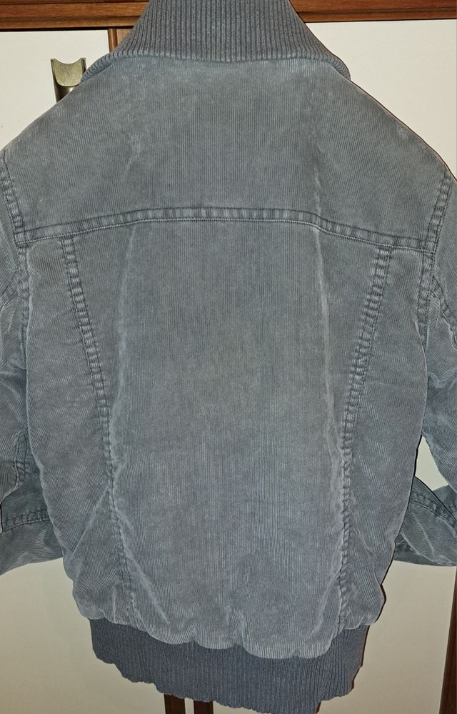 giubbino giubbotto giacca velluto coste L