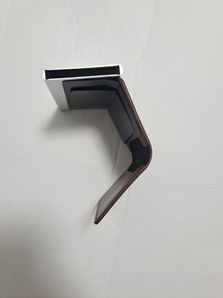 Portafoglio refil marroncino, con potacarte a