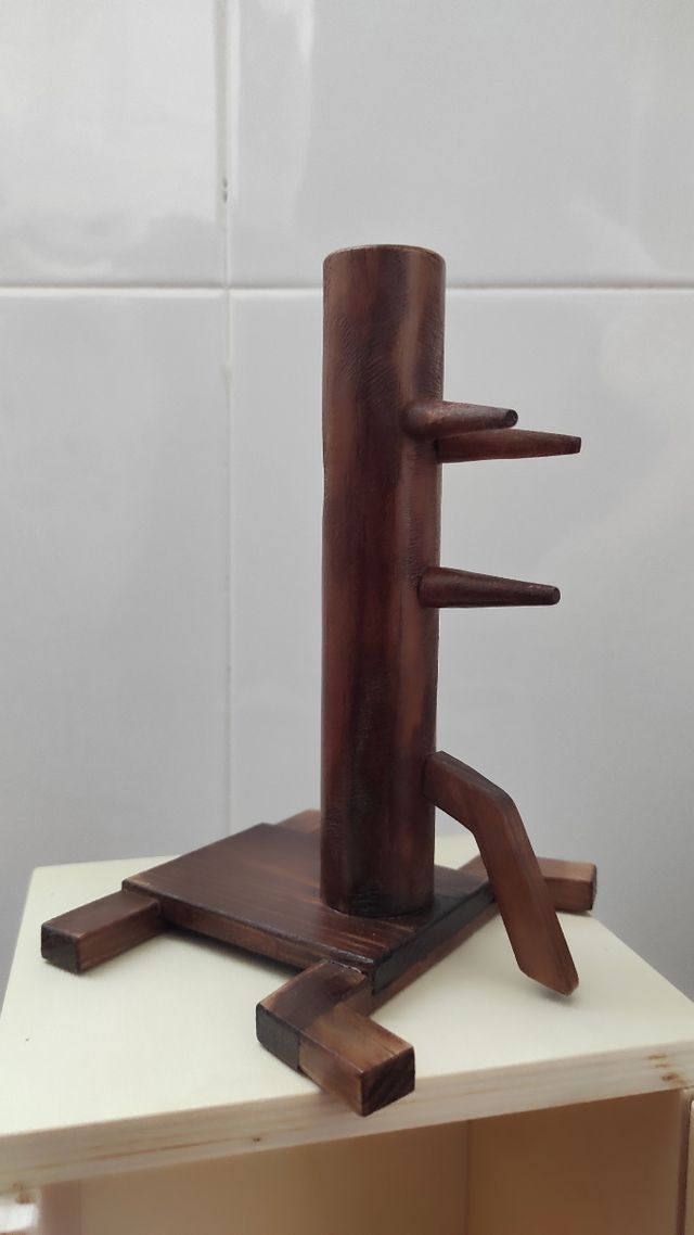 Muñeco en miniatura de madera Wing Chun