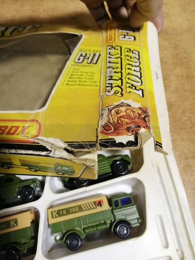 Scatola di fiammiferi Strike Force Auto militari