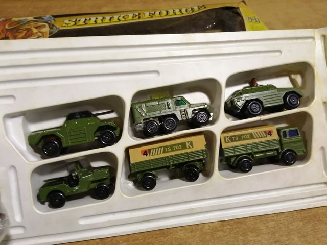 Scatola di fiammiferi Strike Force Auto militari