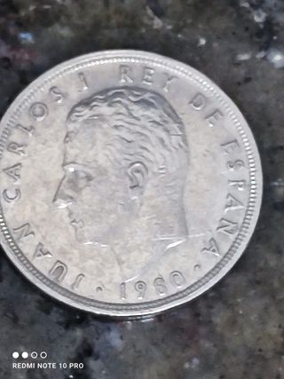 MONEDA REY 1980