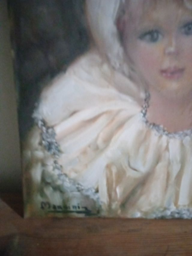 Óleo firmado mancini