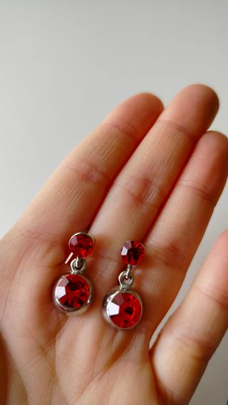 Conjunto Pendientes y Anillo abalorios.