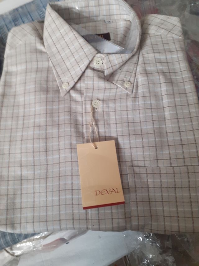 Camisas viella manga larga