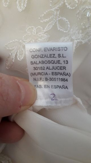Vestido Comunión 