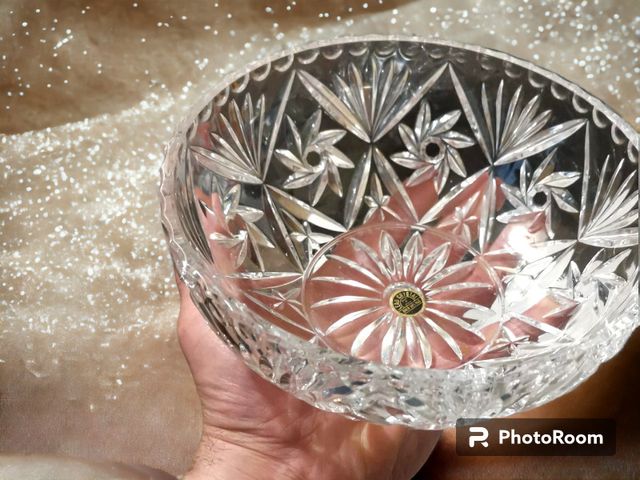 CIOTOLA IN CRISTALLO INTARZIATO - VINTAGE 💎