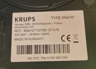 Cafetera nespresso krups 
