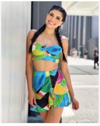 Falda multicolor h & m