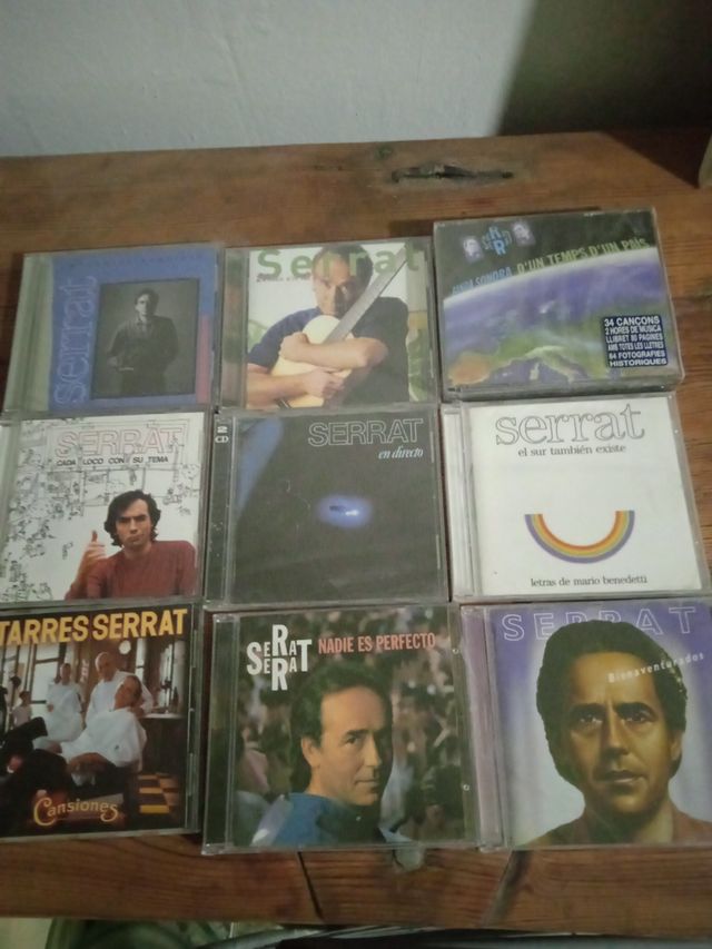 Colección Serrat 9 cds 7 de ellos precintados