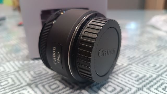 Objetivo canon 50mm f/1.8 STM