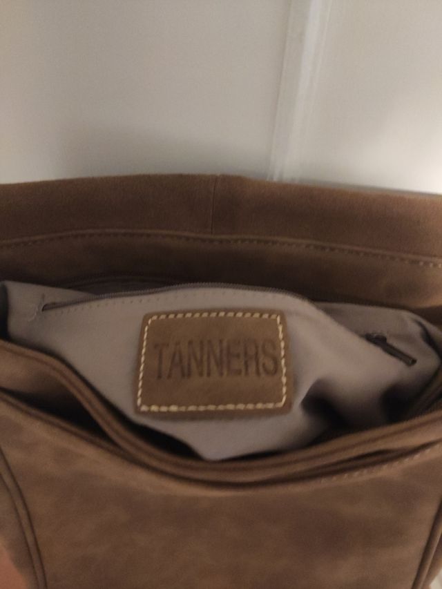 Bolso de ante bandolera