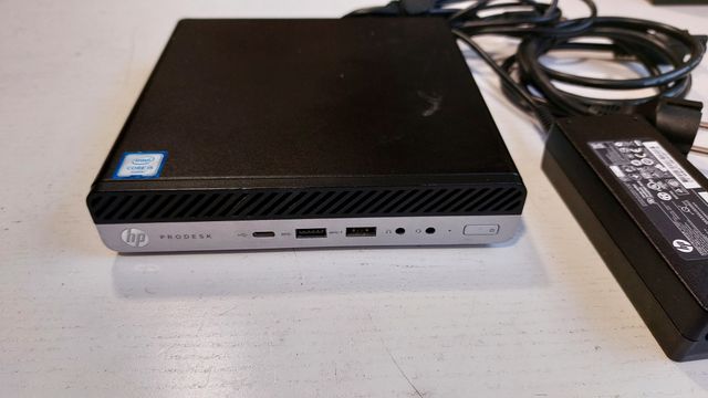 Ordenador HP Prodesk 600 G3 mini I5-6500T 2.5 GHz.