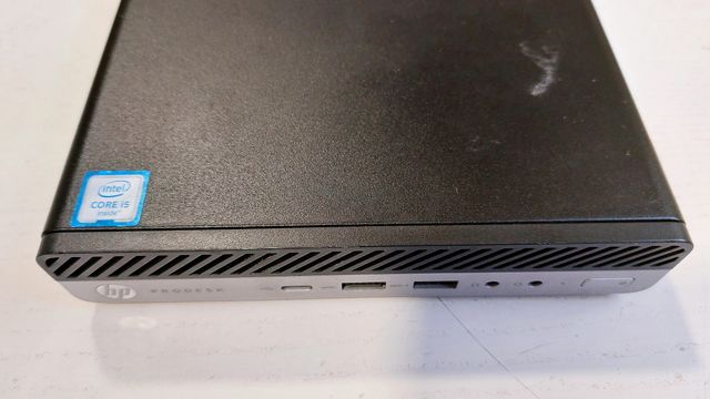 Ordenador HP Prodesk 600 G3 mini I5-6500T 2.5 GHz.