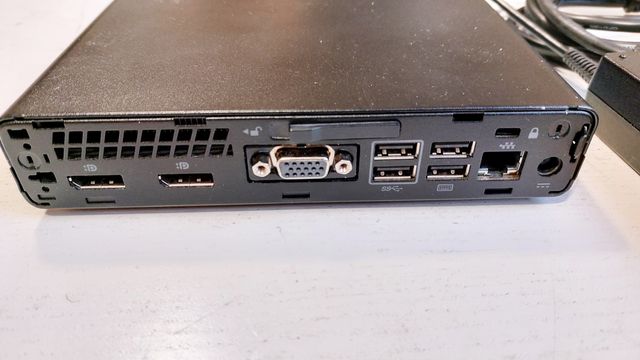 Ordenador HP Prodesk 600 G3 mini I5-6500T 2.5 GHz.