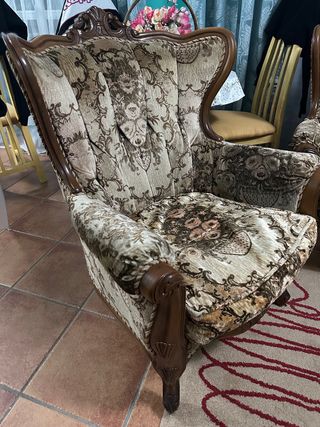 Conjunto de sofas vintage 