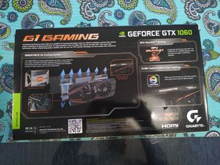 Gigabyte GTX 1060 G1 OC 6GB VRAM DDR5