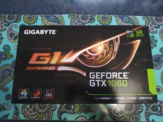 Gigabyte GTX 1060 G1 OC 6GB VRAM DDR5