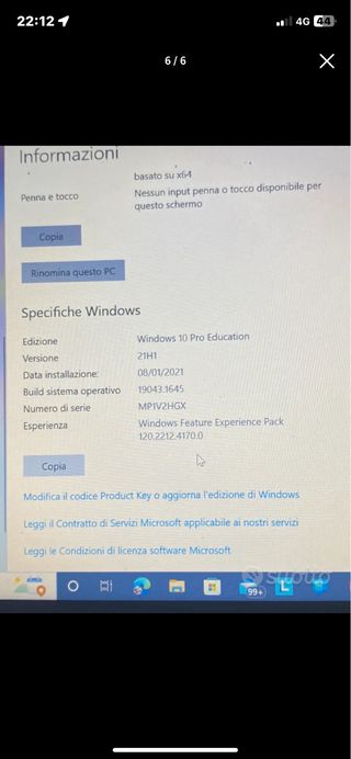 Pc portatile