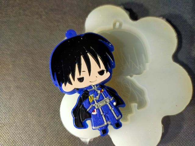 Molde para llaveros en resina Fullmetal alchemist