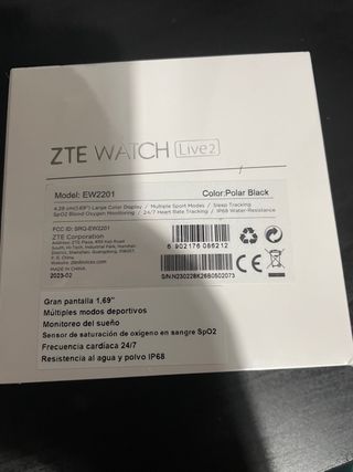 Reloj inteligente/smartwatch ZTE Watch Live 2
