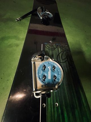 Snowboard tabla 160, botas semirrigidas 44,5