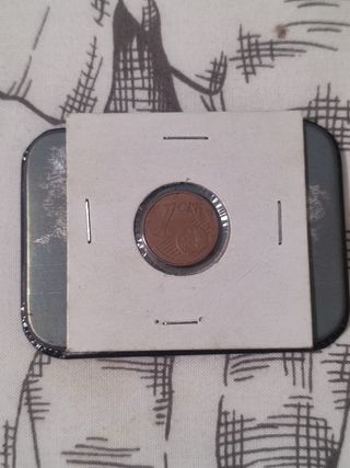 MONEDA 1 CENTIMO ERROR DE ACUÑACIÓN