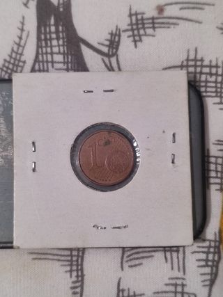 MONEDA 1 CENTIMO ERROR DE ACUÑACIÓN