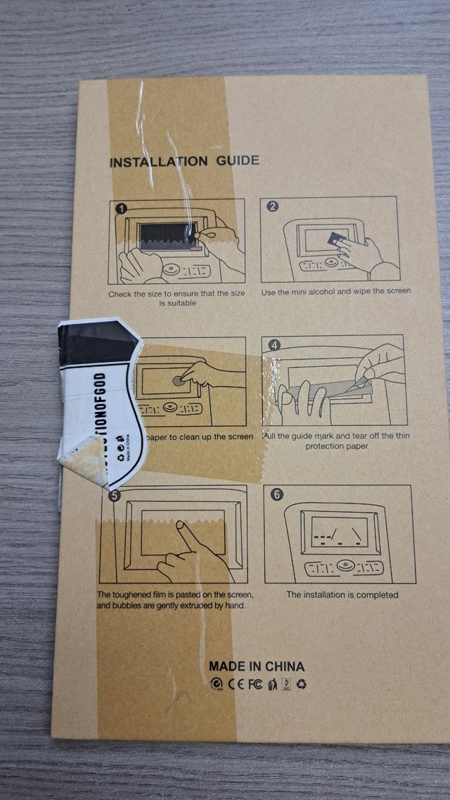 Vetro temperato protezione navi auto