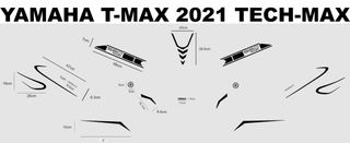 KIT PEGATINAS  TMAX 560 TECHMAX 2021