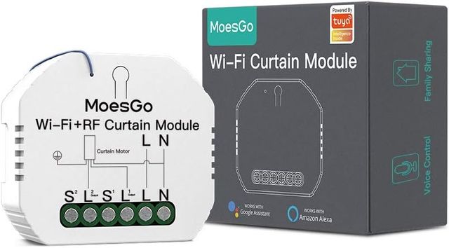 MoesGo interruptor persiana WiFi + RF .