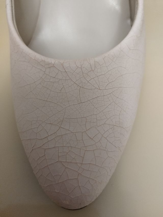 Zapatos blancos de salón 