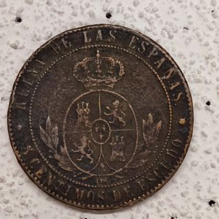 Plata.Isabel II 40 Céntimos Escudo 1967 y otra.